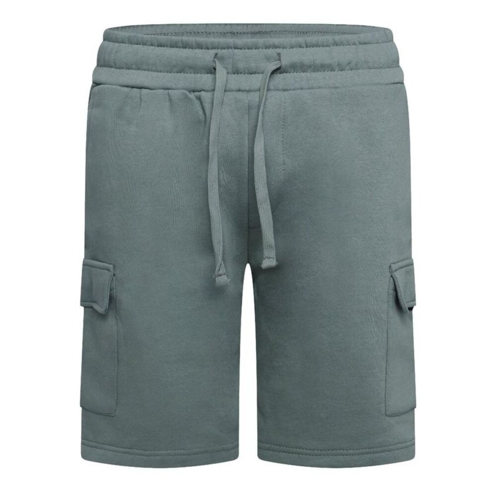 Crosshatch Mens Bardon Cargo Shorts / Olive